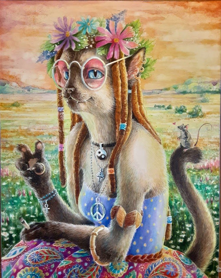 Original painting by Anne Bouillon